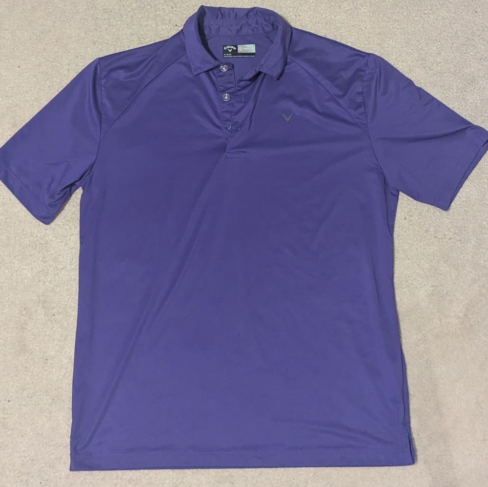 Callaway Opti-Dri Men's Purple Polo Shirt